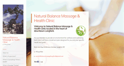 Desktop Screenshot of naturalbalancemassagelangford.com